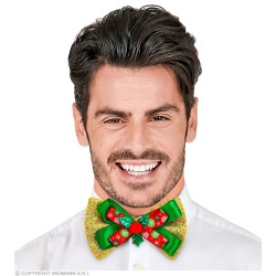 Motýlik s vianočným motívom